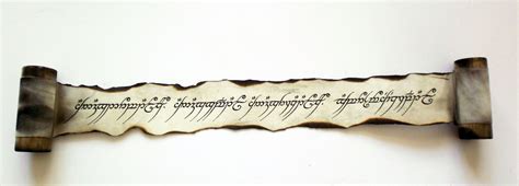 Land of Scrolls: Inscription On The One Ring The Lord Of The Rings And Hobbit Handmade Scroll