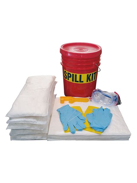 Cleanup Stuff® Oil Spill Kit Bucket Absorbs 6+ Gallons