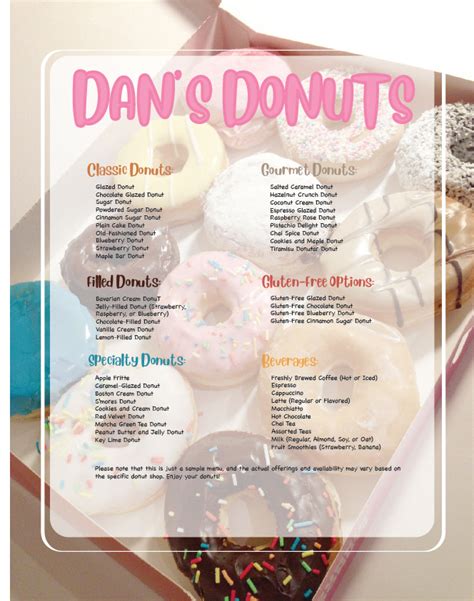 Donut Menu Design :: Behance