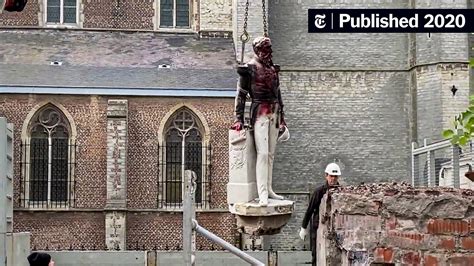 Statue of Leopold II, Belgian King Who Brutalized Congo, Is Removed in Antwerp - The New York Times