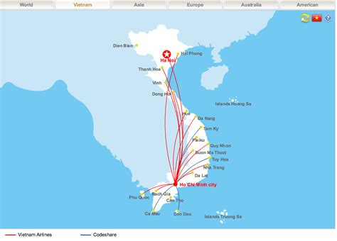 Vietnam Airlines Route Map | My XXX Hot Girl