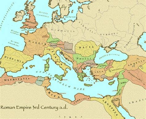 3rd Century ACE | Roman empire map, Roman history, Geography map