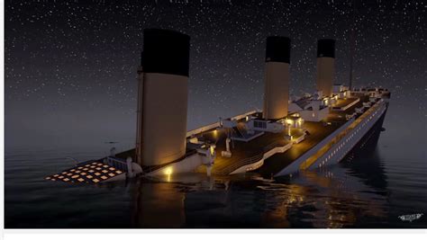 Heartbreaking animation lets you watch Titanic sink in real-time