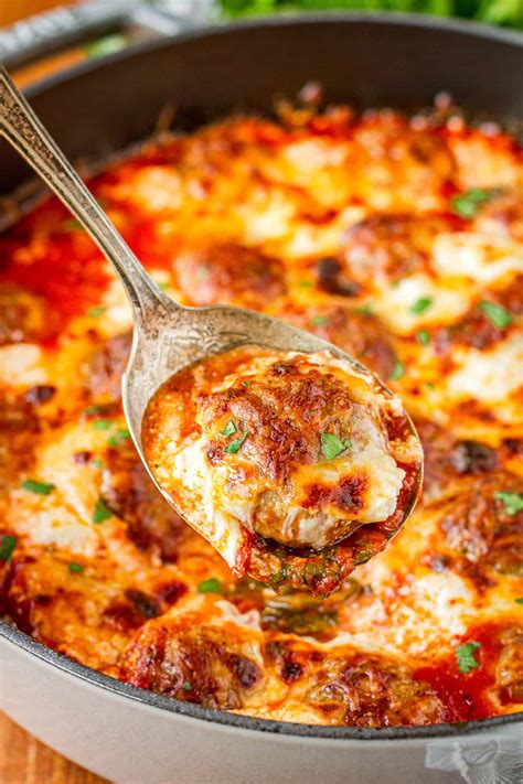 5-Ingredient Easy Meatball Casserole - Unsophisticook