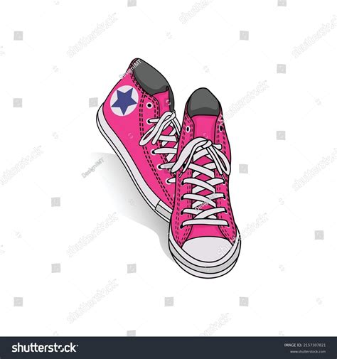 474 Converse Shoes Drawings Images, Stock Photos & Vectors | Shutterstock