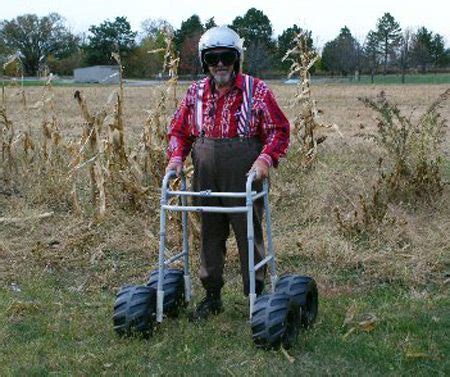 Funny Photo of senior with all-terrain walker | Funny photos, Funny, Getting old