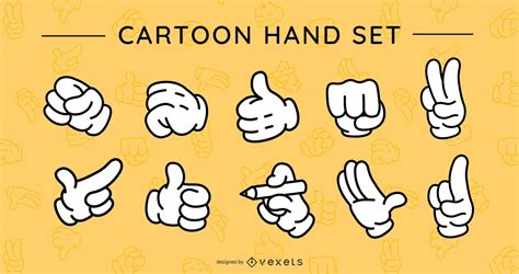 Cartoon Hands SVG