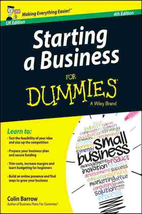 [PDF] Starting a Business For Dummies - UK by Colin Barrow eBook | Perlego