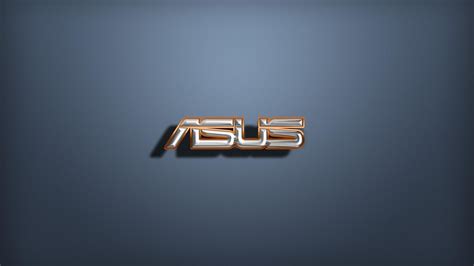 Golden and silver 3D Asus logo wallpaper Wallpaper Download 1366x768