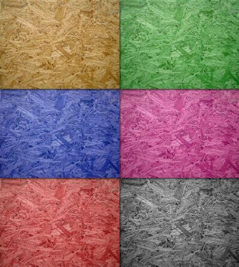 OSB Texture with 6 Colors | Osb board, Painted osb, Osb