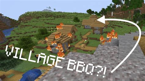 BURNING VILLAGES in Minecraft?! (Hindi) - YouTube