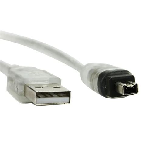 USB Male to Firewire IEEE 1394 4 Pin Male iLink Adapter Cord firewire ...