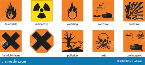 Warning Labels Cartoon Vector | CartoonDealer.com #28793215