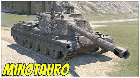 Minotauro New Tank Destoyer WoT Blitz Update 9.4 - YouTube