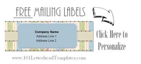 Free Mailing Labels