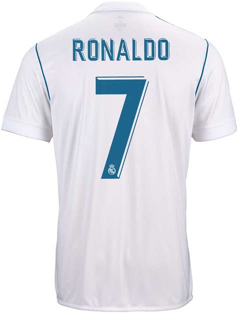 adidas Cristiano Ronaldo Real Madrid Home Jersey 17-18