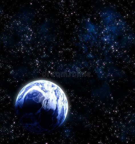Earth Planet In Deep Outer Space Stock Images - Image: 10928514