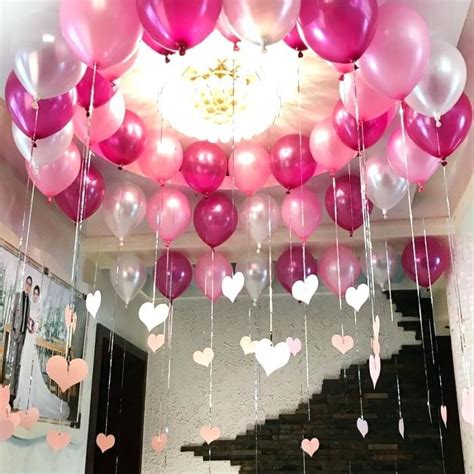 Neat Design Birthday Decoration At Home Beautiful Ideas Room For Friend Deco… | Simple birthday ...