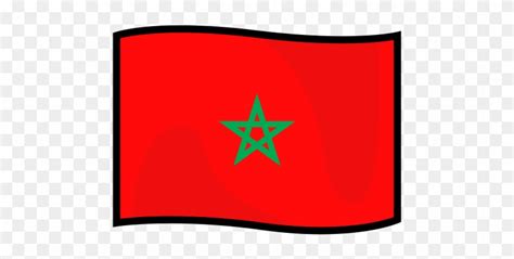 Flag Of Morocco Emoji - Flag Of Morocco Emoji - Full Size PNG Clipart ...