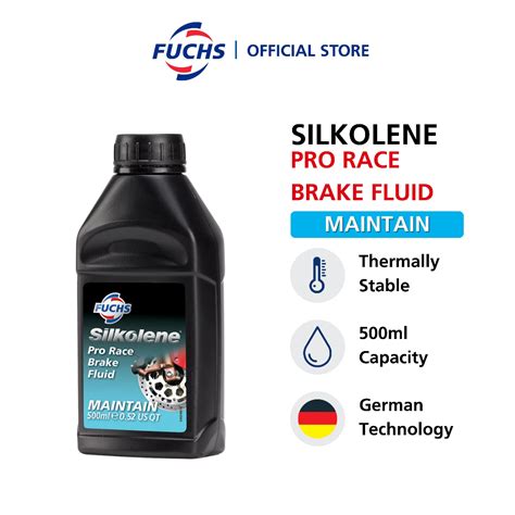 Silkolene Pro Race Brake Fluid Motorcycle Dot 4 Brake Oil 500ml ...