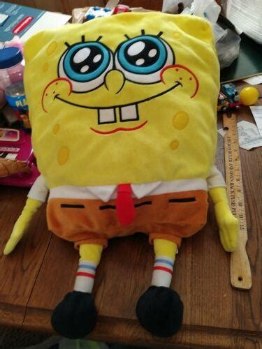 SpongeBob SquarePants Large 22" Plush Viacom Nickelodeon Pillow Doll, clean.ß | #3904258393