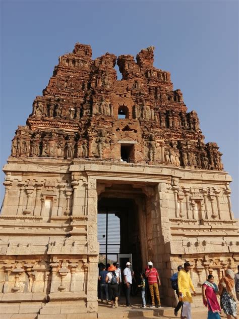 Ruins of Vijayanagar, the Former Capital of the Vijayanagar Empire, in ...