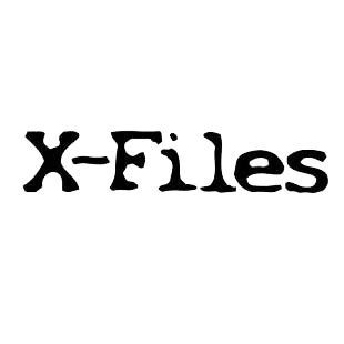 X-files logo famous logos decals, decal sticker #141