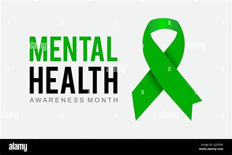 Mental Health Awareness Month. Health awareness concept vector template for banner, poster, card ...