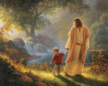 jesus walking with child - Jesus Photo (26917771) - Fanpop