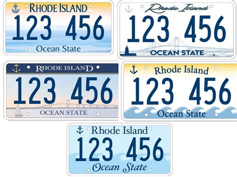 These Are The Finalists For RI's New License Plate Design | Cranston ...