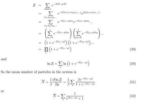 thermodynamics - Query about derivation for the grand partition ...