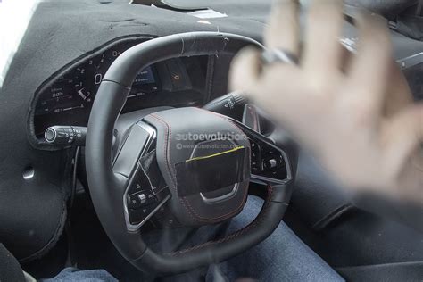 Mid-Engined Corvette C8 Interior Revealed with Two-Spoke Wheel, Digital ...