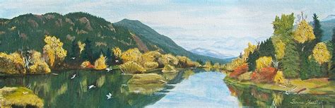 Tranquil Waters Painting by Bonnie Heather - Fine Art America