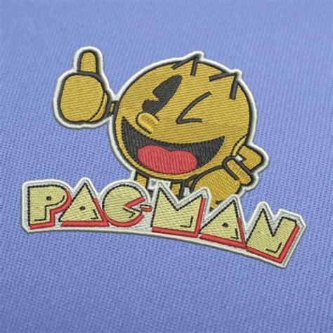 Pac-Man Logo Embroidery Design Download - EmbroideryDownload