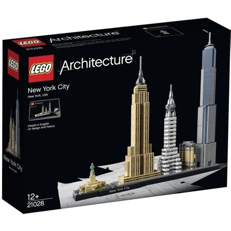 LEGO® Architecture 21028 New York City - Cdiscount Jeux - Jouets