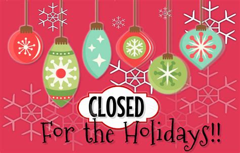 We're CLOSED for the Holidays! - Leisure Trailer Sales