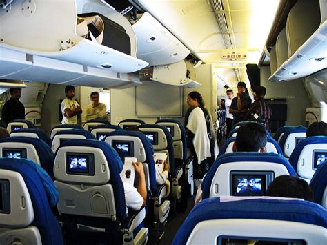 Stock Pictures: Inside of an Aeroplane