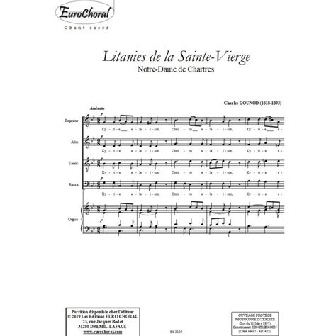 LITANIES DE LA SAINTE-VIERGE