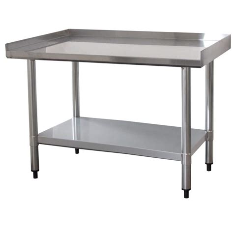 Trinity EcoStorage 48 in. NSF Stainless Steel Table with Wheels-TLS ...