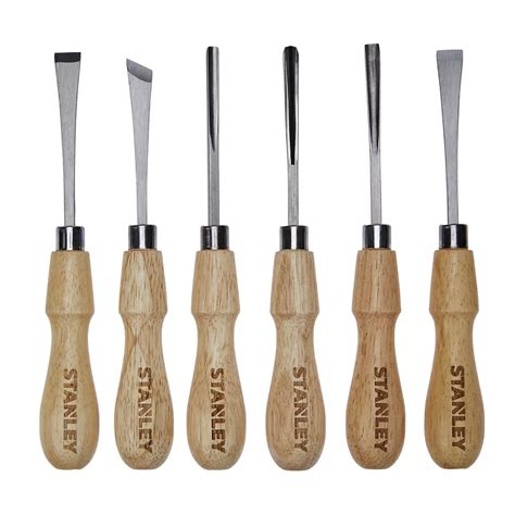 STANLEY 6 Piece Wood Carving Tool Set (STHT16863) | The Home Depot Canada