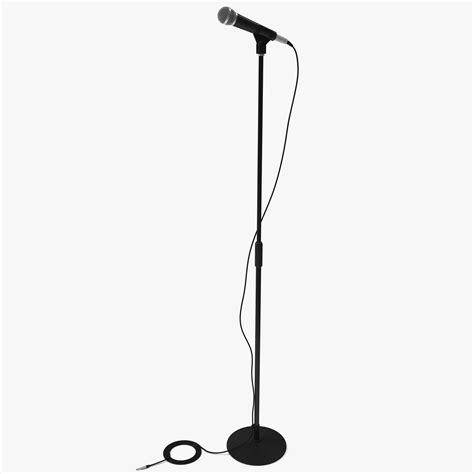 Microphone With Stand - ClipArt Best