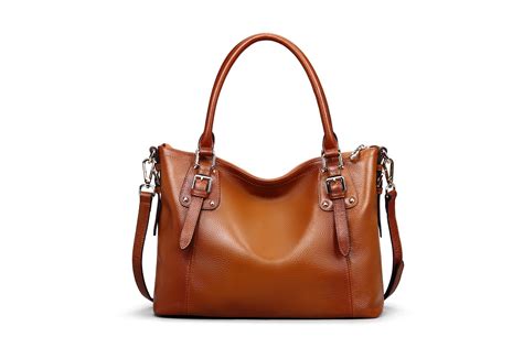 3 Colors Women's Leather Shoulder Handbags Large Capacity Totes Work ...