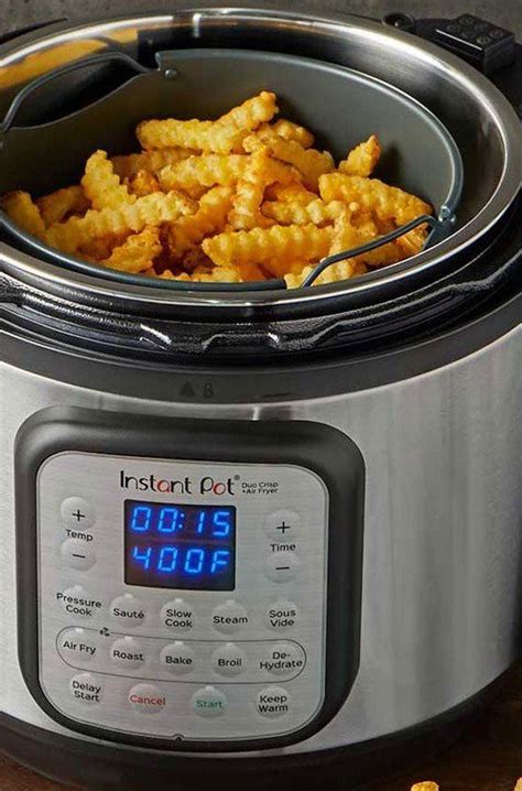 Instant Pot Duo Crisp + Air Fryer features 11 smart programs | Crisp air, Warm food, Air fryer ...