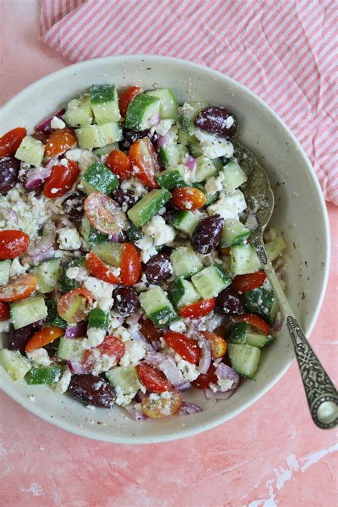 Gluten Free Greek Salad - The Gluten Free Blogger