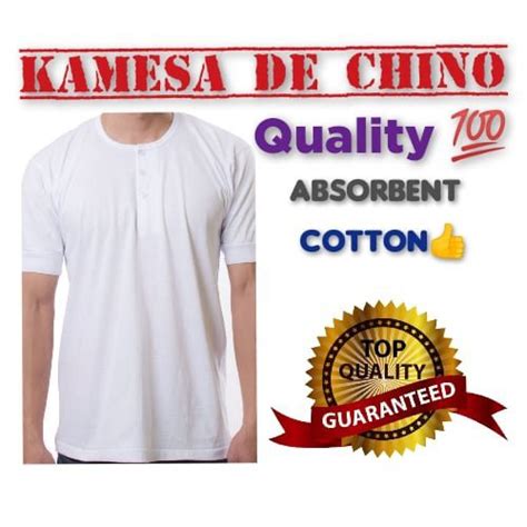 Lii'COTTON KAMESA DE TSINO KIDS - ADULT (high quality) | Shopee Philippines