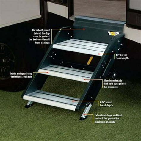 Lippert Components 791575 30 ft. Gen 3 Manual Fold-Down Quad Steps | AllSurplus