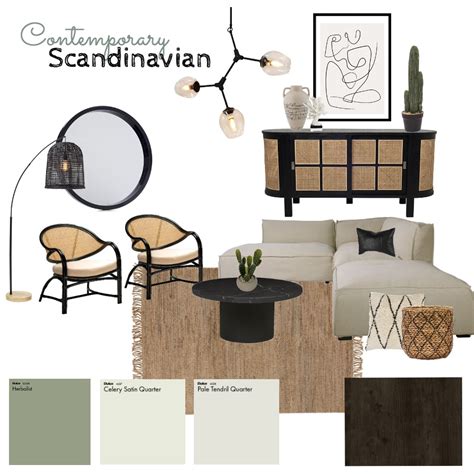 Contemporary Scandinavian Interior Design Mood Board by Alyssa Hunt ...