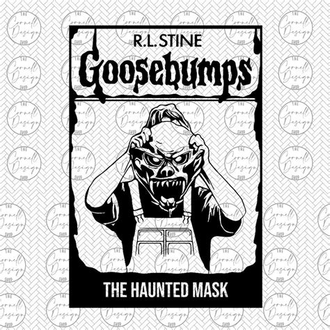 Goosebumps Haunted Mask Book Cover SVG PNG DFX Jpg - Etsy