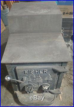 Vintage Fisher Papa Bear wood stove | United States Stove