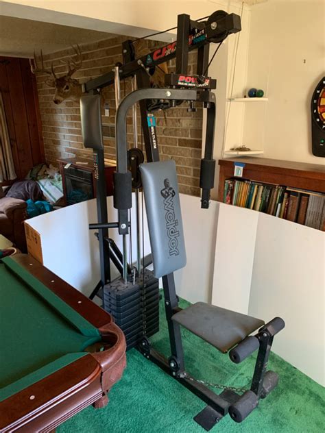 Lot #123 - Weider 70092 CJXT Master Trainer Power Stack Home Gym System ...